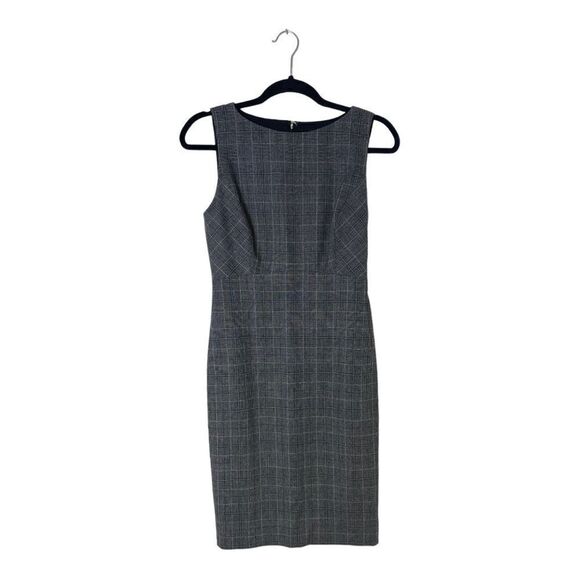 #152 CLAASIQUES ENTIER lightweight plaid career dress - Picture 7 of 8